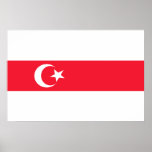 Tatars Of Belarus, ethnic flag Print