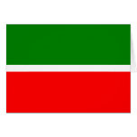 Tatarstan, Russia flag Greeting Cards