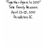 Tate Family Reunion Kids Shirt Tate Family Reunion Kids Shirt