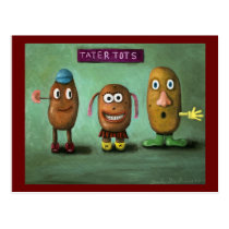 Tater Tots postcards