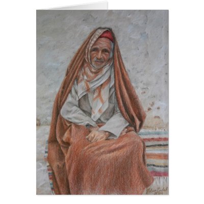 Tatouine Hooded Man Greeting Cards by melissaenderle