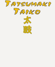 Tatsumaki Taiko-Community Group Performance Shirt