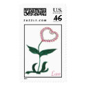 tatted heart flower postage by tattedjewel tatted heart flower postage