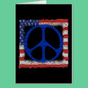 Tattered Peace Flag cards by orsobear Tattered Peace Flag cards