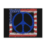 Tattered Peace Flag Post Cards