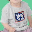 Tattered Peace Flag t-shirts by orsobear Tattered Peace Flag t-shirts