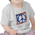 Tattered Peace Flag t-shirts