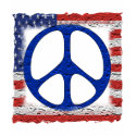 Tattered Peace Flag t-shirts