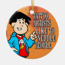 Tatto Artist Christmas Ornament