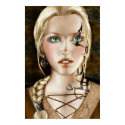 Tattoed Girl Mini Poster posters by adorna Tattoed Girl Mini Poster posters