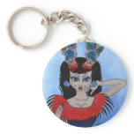 tattoo antlers keychain