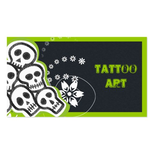 Tattoo Art Business Cards- Skulls