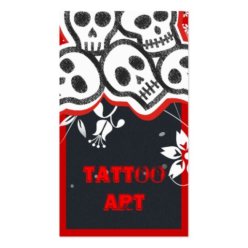 Tattoo Art Business Cards- Skulls