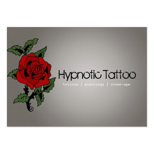 Tattoo Artist Business Card Template (front side)