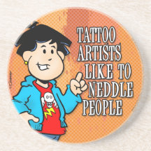 Tattoo Artists Drink Coaster