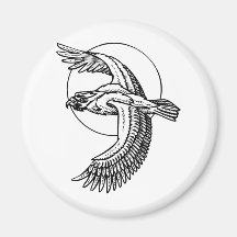 Tattoo Bird Fridge Magnet