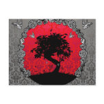 Tattoo  Bonsai Tree of Love Postcard