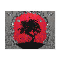 Tattoo  Bonsai Tree of Love postcards
