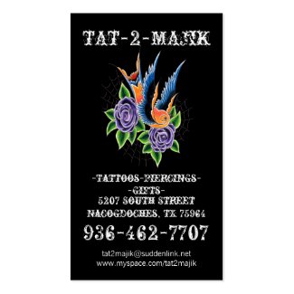 Tattoo Business Card