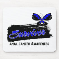 Tattoo Butterfly Anal Cancer Survivor Mousepads