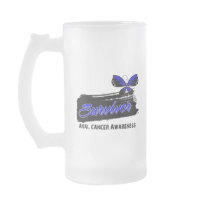 Tattoo Butterfly Anal Cancer Survivor Coffee Mugs