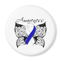 Tattoo Butterfly Awareness - ALS Disease Magnets