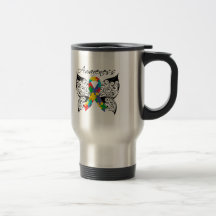 Tattoo Butterfly Awareness - Autism Coffee Mugs