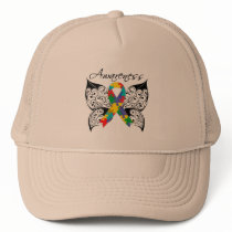 Tattoo Butterfly Awareness - Autism Mesh Hats