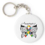 Tattoo Butterfly Awareness - Autism Keychains