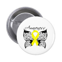 Tattoo Butterfly Awareness - Bladder Cancer Pin