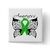 Tattoo Butterfly Awareness - Cerebral Palsy Buttons