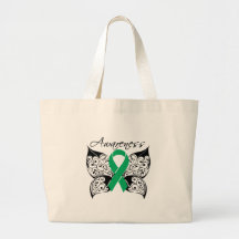 Tattoo Butterfly Awareness - Liver Cancer Bags