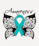 Tattoo Butterfly Awareness - Ovarian Cancer T-shirts