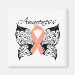 Tattoo Butterfly Awareness - Uterine Cancer Refrigerator Magnet