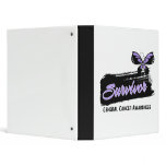 Tattoo Butterfly - Cancer Survivor binders