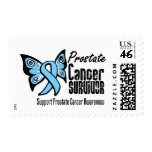 Tattoo Butterfly Prostate Cancer Survivor postage