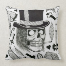 tattoo flash pillow