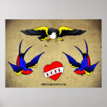 Tattoo Flash Sheet 01 posters