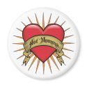 Tattoo Heart Hot Momma magnets
