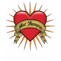 Tattoo Heart Hot Momma t-shirts
