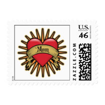 Tattoo Heart Mom postage