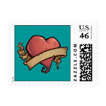Tattoo Heart postage by fizzgig Tattoo Heart postage