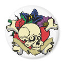 Tattoo Heart Skull magnets by thomascarlson Tattoo Heart Skull magnets