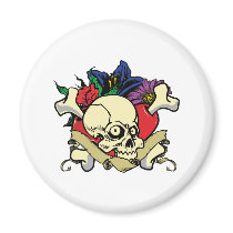Tattoo Heart Skull magnets