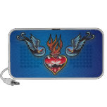 Tattoo heart speakers