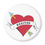 Tattoo Heart with Arrow Besitos magnets