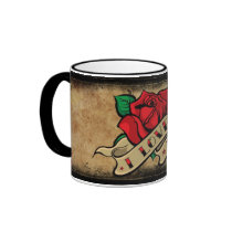 Tattoo I Love You Rose Mug mugs