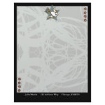 Tattoo Inspired Swallow Bird Design Customized Letterhead