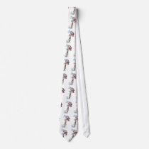 Tattoo Machine White Silky Tie by thinkink Tattoo Machine White Silky Tie