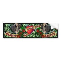 Tattoo Mastiff Bumper Sticker bumper stickers by dunkirk Tattoo Mastiff Bumper Sticker bumper stickers